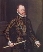 Portrait of Philip II of Spain Alonso Sanchez Coello